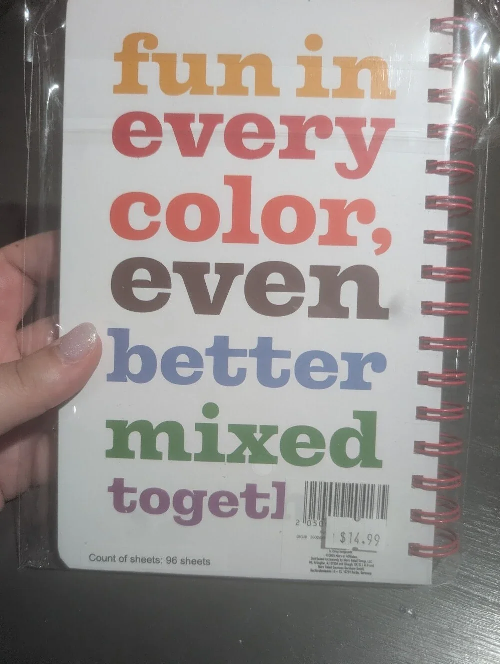 M&MS m&ms notebook